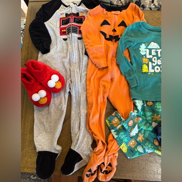 Toddler Pajama Bundle with Two Onesies, One Two Piece, 3 Shorts and 3 Pants - Picture 3 of 14